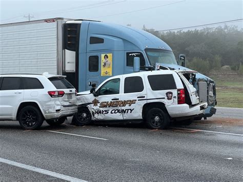 Traffic Alert: 11 injured, including Hays Co. sheriff's deputy in crash on Hwy 290